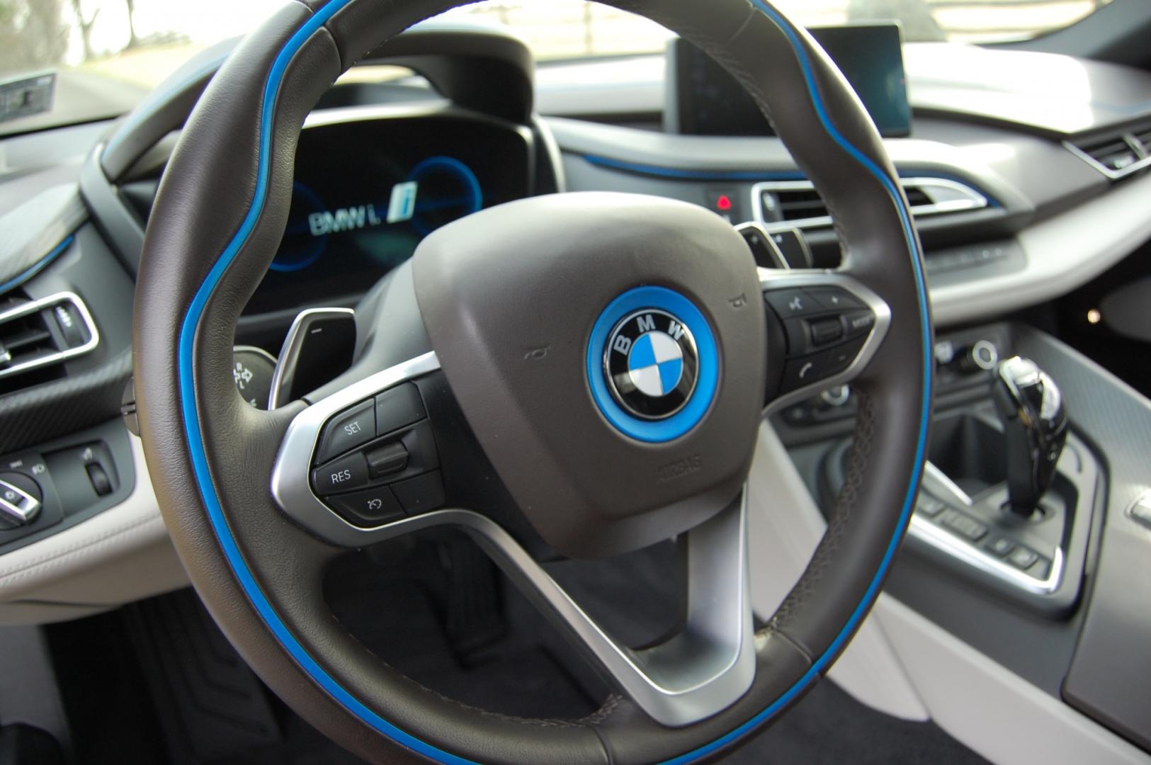 2019 White /Brown Leather BMW i8 (WBY2Z4C50KV) with an 3 cylinder Turbo/ Electric drive engine, Automatic transmission, located at 6528 Lower York Road, New Hope, PA, 18938, (215) 862-9555, 40.358707, -74.977882 - Here we have a beautiful looking and driving 2019 BMW i8 with 7,497 miles. This BMW has a 3 cylinder turbo gas engine with electric motors putting power to all four wheels via an automatic transmission. The interior offers brown leather, keyless entry, cruise control, tilt steering wheel, power wind - Photo#61